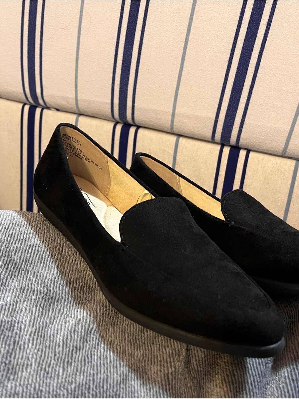 Cliffs by WHITE MOUNTAIN Black Suede Slip-On Loafers
